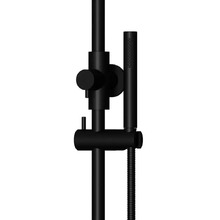 Round Gooseneck 300mm Twin Shower with single function hand shower